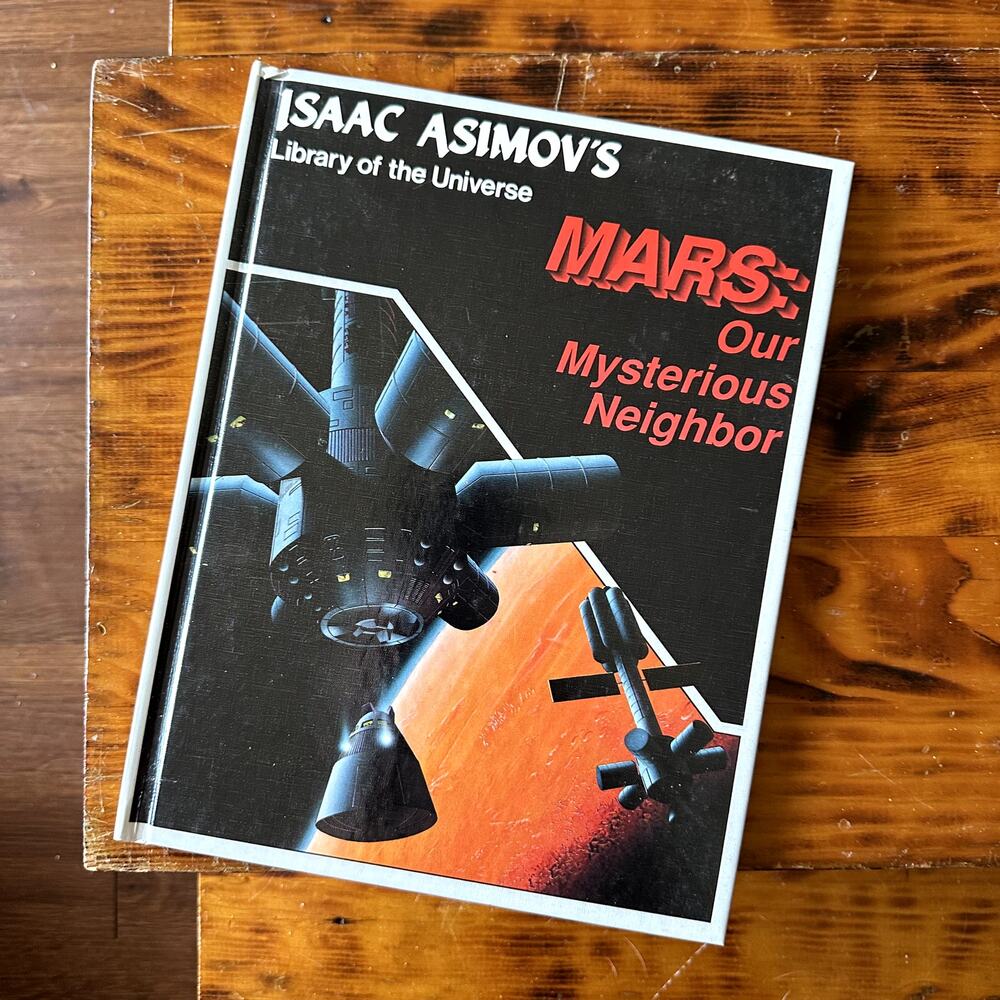 Vintage 1988 Library Of The Universe Mars Our Mysterious Neighbor Hardcover Book